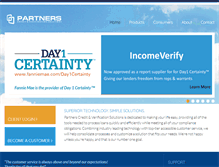 Tablet Screenshot of partnerscredit.com